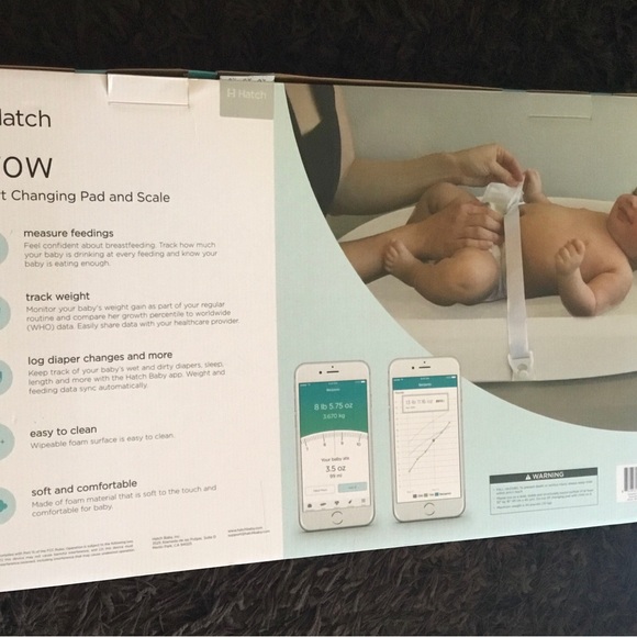 Baby Changing Pad Hatch Grow Smart Changing Pad Baby Scale